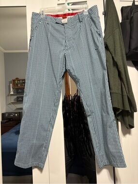 Women’s puma Blue Gingham golf Pants